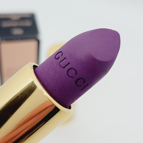 Sophie Plum 606 Gucci Rouge A Levres Purple Matte Lipstick Brand New In Box - Picture 1 of 9